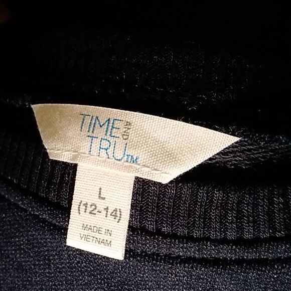TIME AND TRU WOMEN'S TOP BLOUSE SIZE L (12-14) - Picture 9 of 10